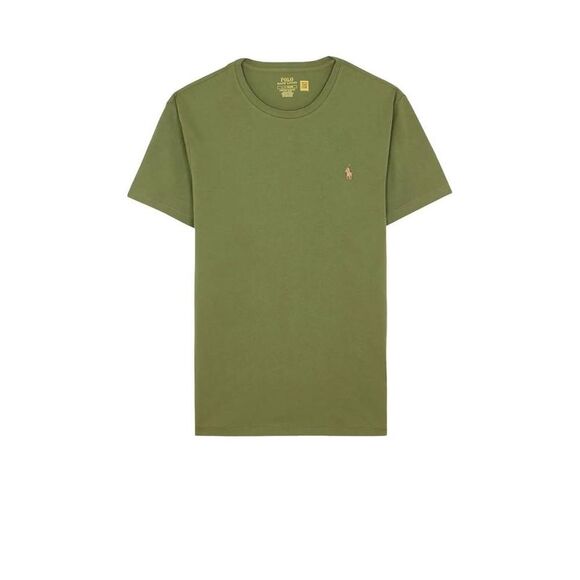 POLO RALPH LAUREN Custom Slim Fit Crewneck T-Shirt Men GREEN T-Shirts